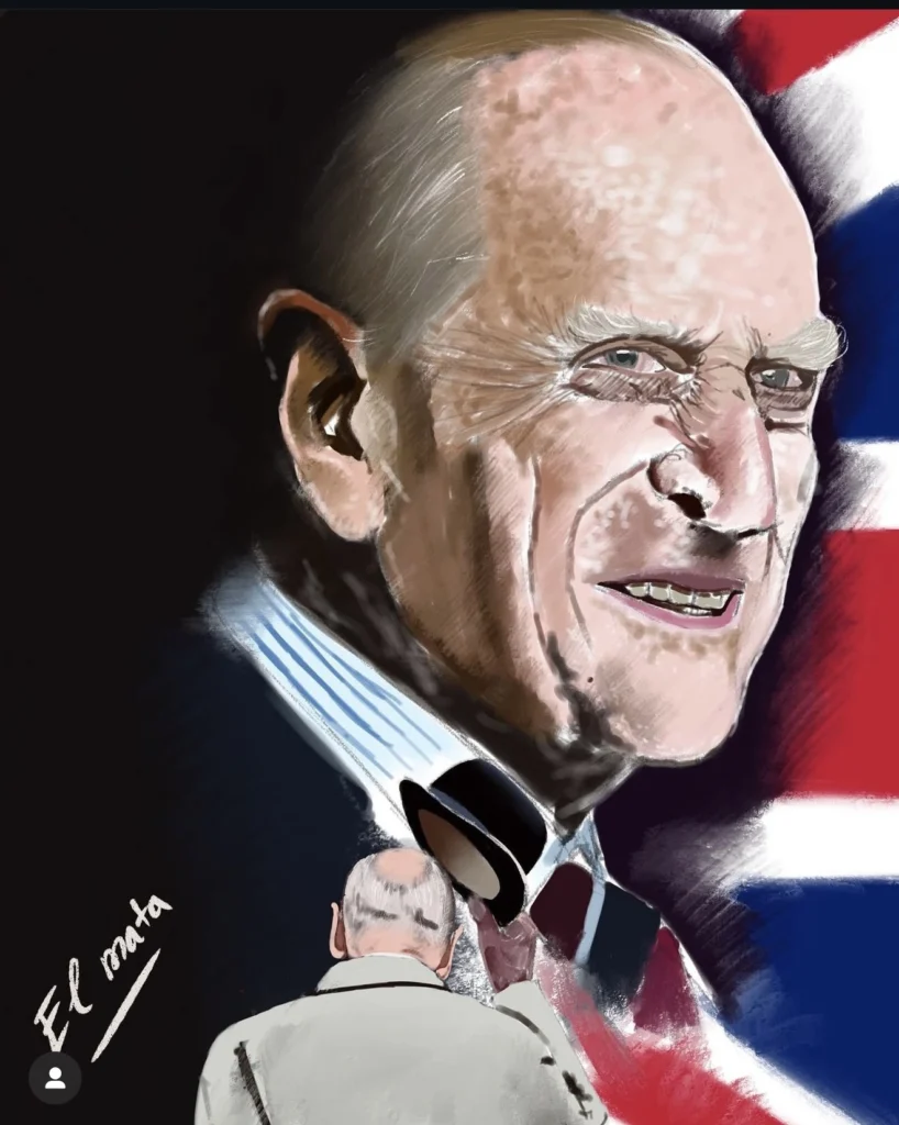 Prince Philip's portrait