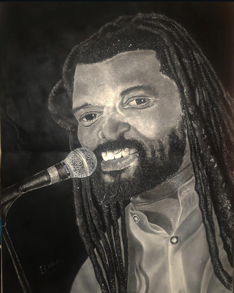 Lucky dude’s portrait